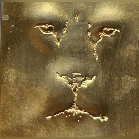 Jonette Jewelry JJ Lion Head Modernist Pin BROOCH Gold Tone GORGEOUS Piece 🦁 - Picture 13 of 16